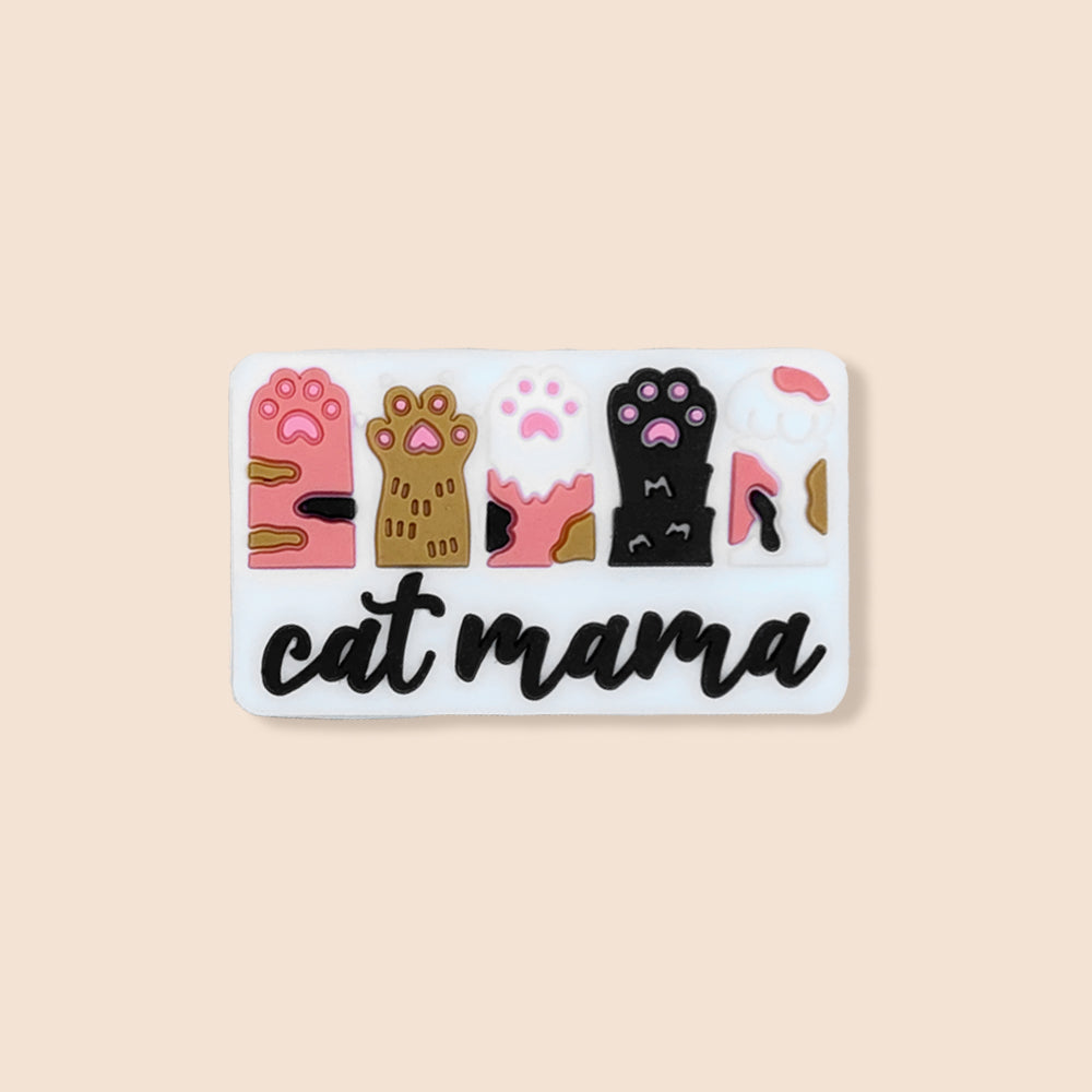 Wholesale 10PCS Carton Cow and Cat Paw Silicone Beads